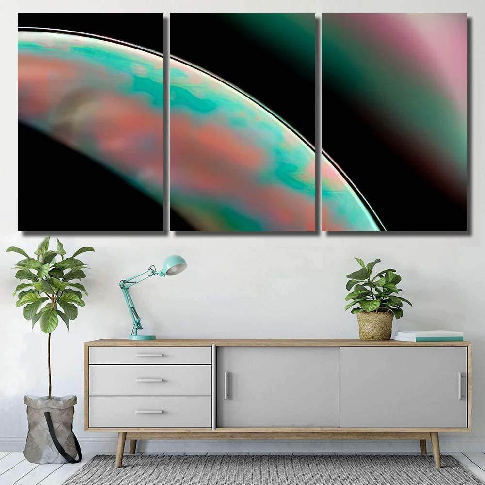 Psychedelic Abstract Planet Soap Bubble Light 33 Galaxy Sky and Space Multi Piece Panel Canvas Home Decor Housewarming Gift Ideas Poster Canvas Gallery Prints