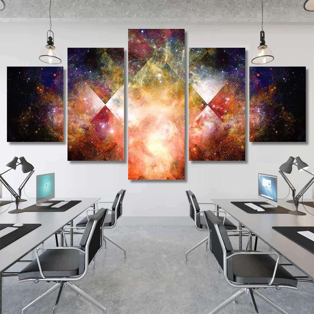 Nebula Stars Deep Space Mysterious Universe 1 Galaxy Sky and Space Multi Piece Panel Canvas Home Decor Housewarming Gift Ideas Poster Canvas Gallery Prints