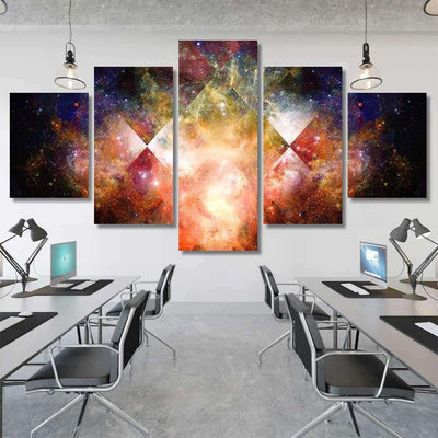 Nebula Stars Deep Space Mysterious Universe 1 Galaxy Sky and Space Multi Piece Panel Canvas Home Decor Housewarming Gift Ideas Poster Canvas Gallery Prints