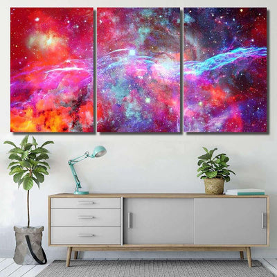 Nebula Stars Deep Space Elements This 2 Galaxy Sky and Space Multi Piece Panel Canvas Home Decor Housewarming Gift Ideas Poster Canvas Gallery Prints