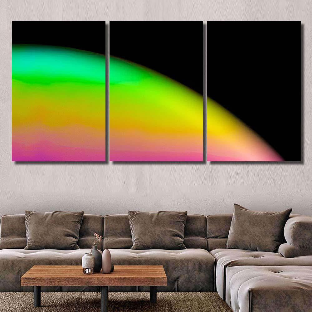 Psychedelic Abstract Planet Soap Bubble Light 13 Galaxy Sky and Space Multi Piece Panel Canvas Home Decor Housewarming Gift Ideas Poster Canvas Gallery Prints