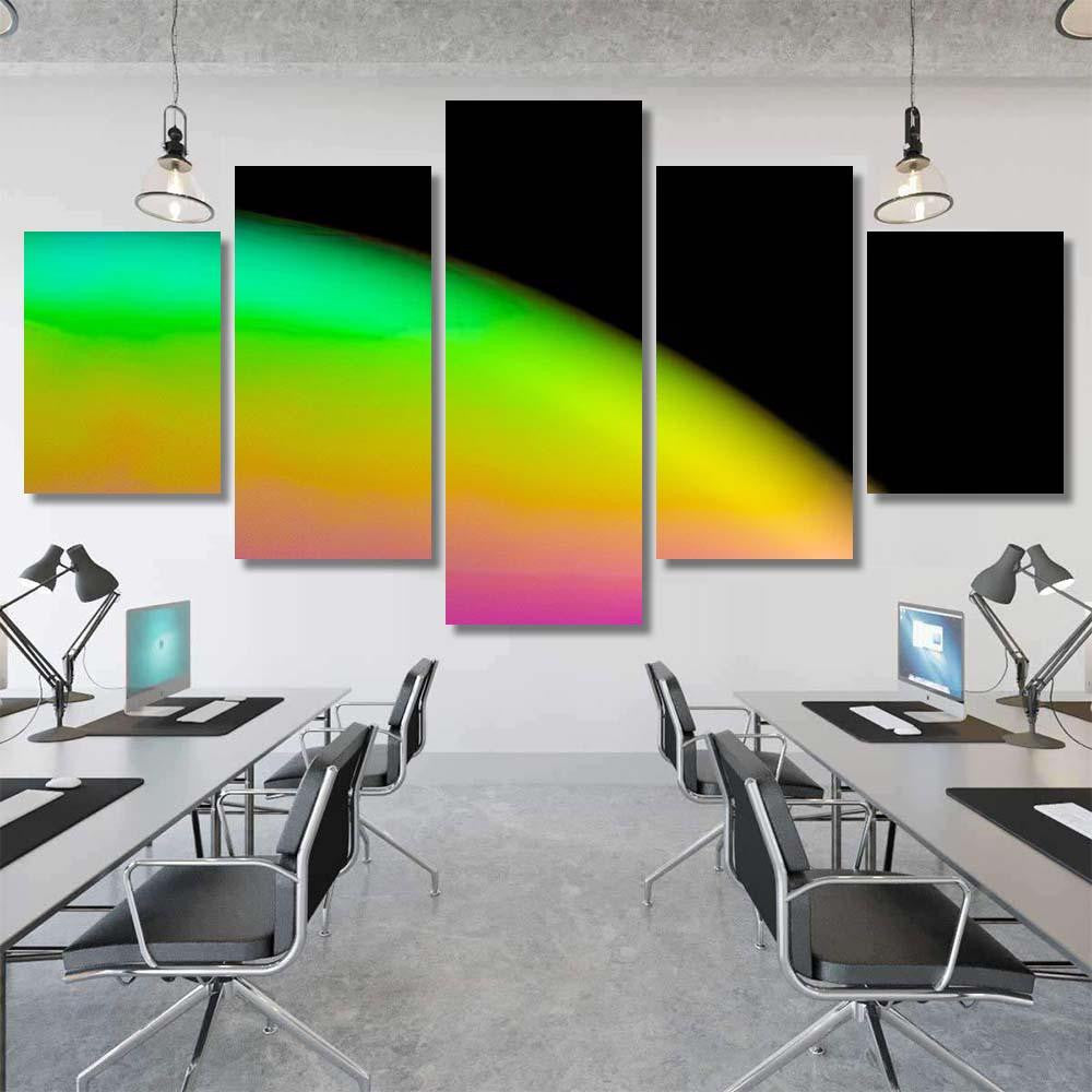 Psychedelic Abstract Planet Soap Bubble Light 13 Galaxy Sky and Space Multi Piece Panel Canvas Home Decor Housewarming Gift Ideas Poster Canvas Gallery Prints
