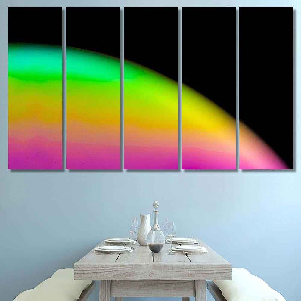 Psychedelic Abstract Planet Soap Bubble Light 13 Galaxy Sky and Space Multi Piece Panel Canvas Home Decor Housewarming Gift Ideas Poster Canvas Gallery Prints