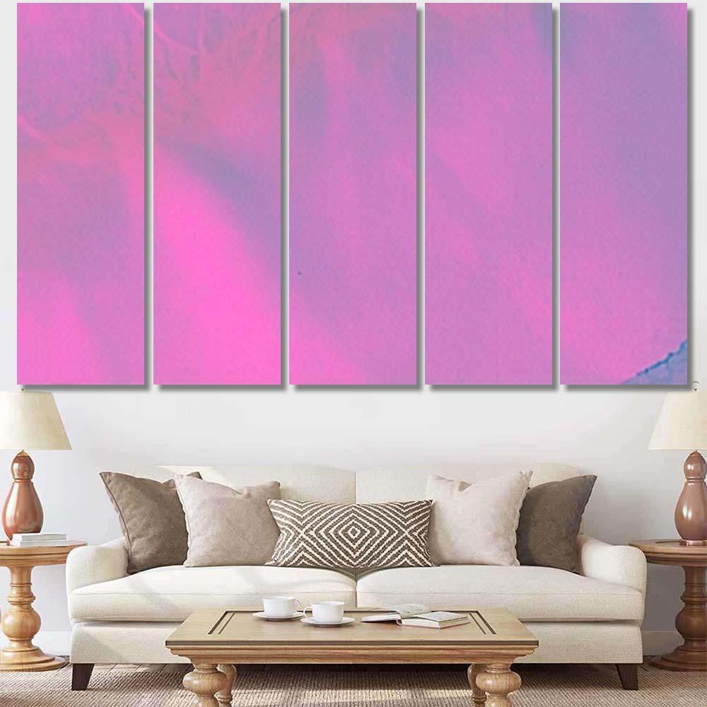 Neon Tie Dye Texture Blue Brush Galaxy Sky and Space Multi Piece Panel Canvas Home Decor Housewarming Gift Ideas Poster Canvas Gallery Prints