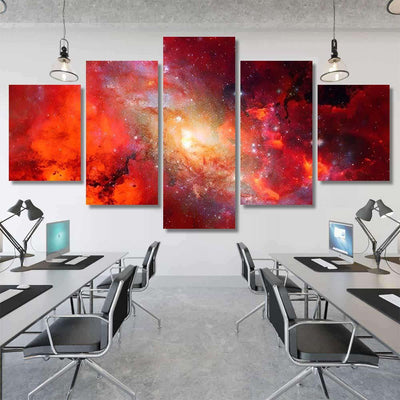 Starfield Stardust Nebula Space Galaxy Creative 1 Galaxy Sky and Space Multi Piece Panel Canvas Home Decor Housewarming Gift Ideas Poster Canvas Gallery Prints
