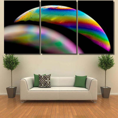 Psychedelic Abstract Planet Soap Bubble Light 12 Galaxy Sky and Space Multi Piece Panel Canvas Home Decor Housewarming Gift Ideas Poster Canvas Gallery Prints