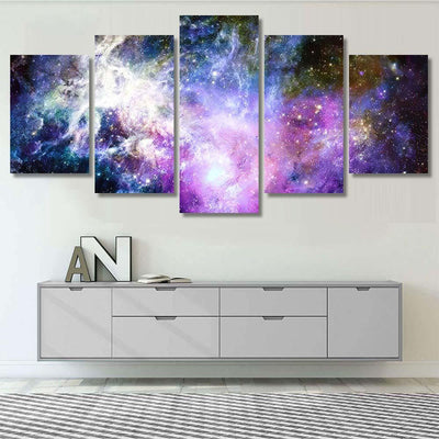 Nebula Space Cosmic Background Elements This Galaxy Sky and Space Multi Piece Panel Canvas Home Decor Housewarming Gift Ideas Poster Canvas Gallery Prints
