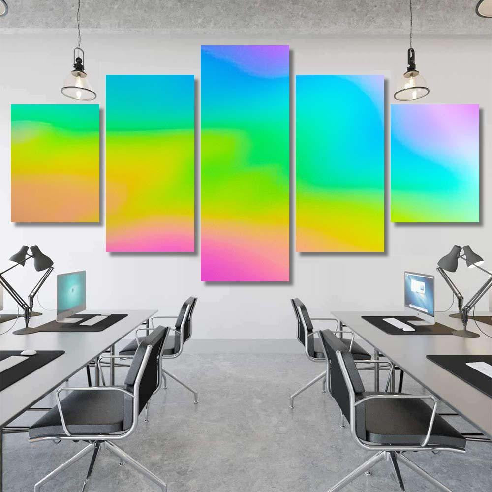 Psychedelic Abstract Planet Soap Bubble Light 23 Galaxy Sky and Space Multi Piece Panel Canvas Home Decor Housewarming Gift Ideas Poster Canvas Gallery Prints