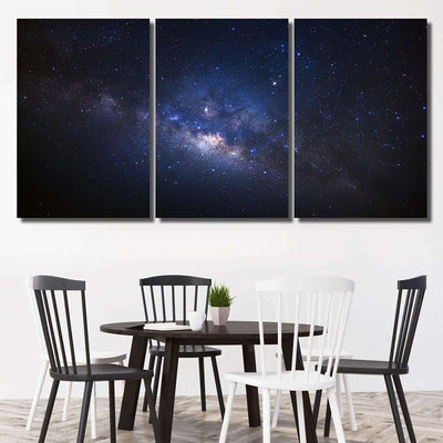 Milky Way Galaxy Stars Space Dust 9 1 Galaxy Sky and Space Multi Piece Panel Canvas Home Decor Housewarming Gift Ideas Poster Canvas Gallery Prints