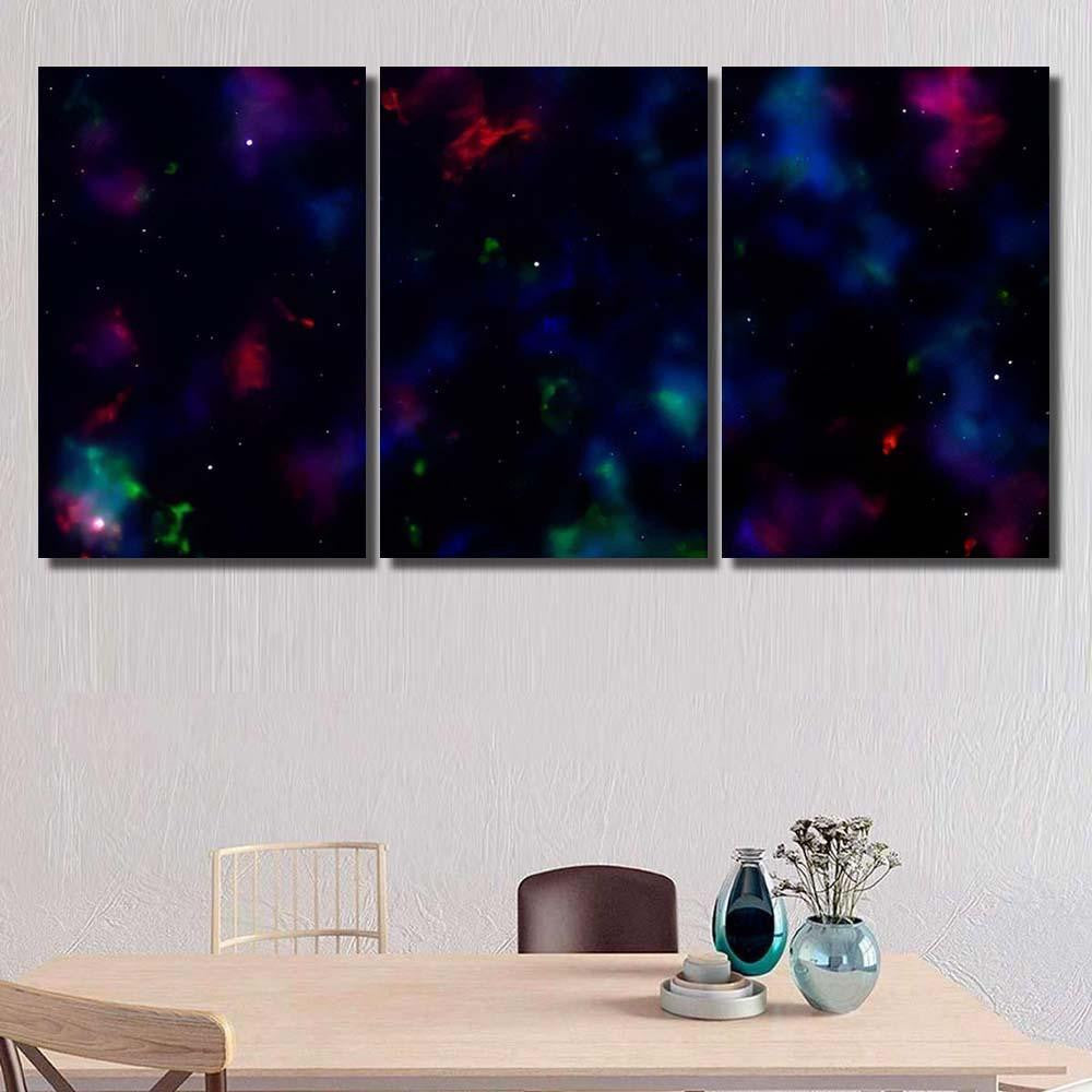 Space Background Fantastic Outer View Realistic 8 1 Galaxy Sky and Space Multi Piece Panel Canvas Home Decor Housewarming Gift Ideas Poster Canvas Gallery Prints