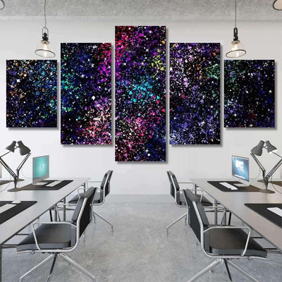 Star Field Galaxy Space Nebulae Abstract Galaxy Sky and Space Multi Piece Panel Canvas Home Decor Housewarming Gift Ideas Poster Canvas Gallery Prints