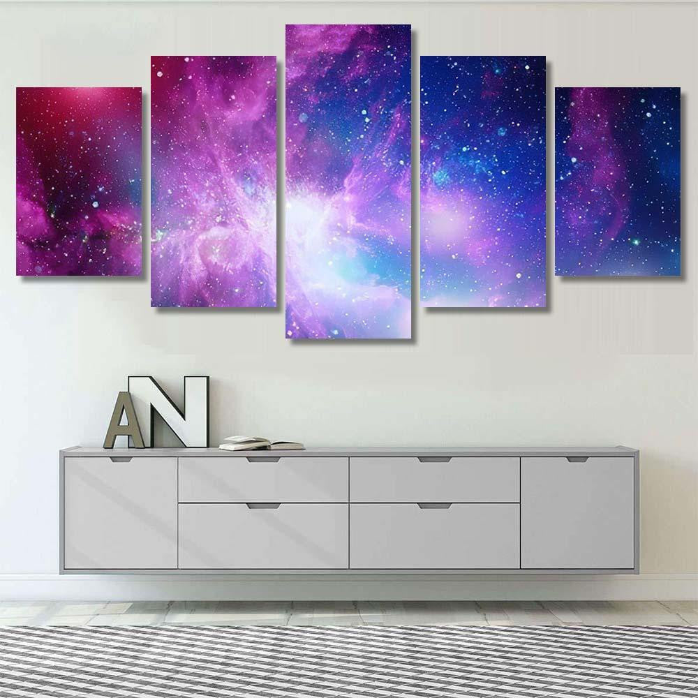 Nebula Galaxies Space Elements This Image 3 1 Galaxy Sky and Space Multi Piece Panel Canvas Home Decor Housewarming Gift Ideas Poster Canvas Gallery Prints