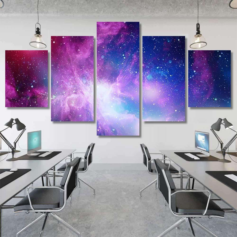 Nebula Galaxies Space Elements This Image 3 1 Galaxy Sky and Space Multi Piece Panel Canvas Home Decor Housewarming Gift Ideas Poster Canvas Gallery Prints