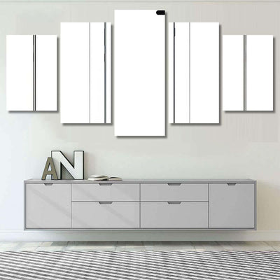 Set Modern Frameless Mobile Phones Mockups Galaxy Sky and Space Multi Piece Panel Canvas Home Decor Housewarming Gift Ideas Poster Canvas Gallery Prints