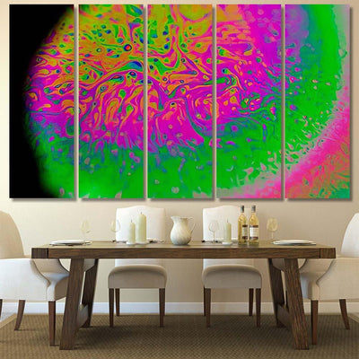 Psychedelic Abstract Planet Soap Bubble Light 36 Galaxy Sky and Space Multi Piece Panel Canvas Home Decor Housewarming Gift Ideas Poster Canvas Gallery Prints