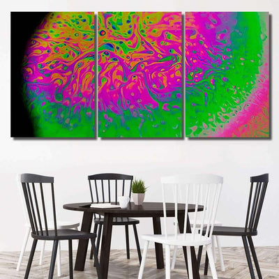 Psychedelic Abstract Planet Soap Bubble Light 36 Galaxy Sky and Space Multi Piece Panel Canvas Home Decor Housewarming Gift Ideas Poster Canvas Gallery Prints