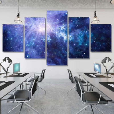 Stars Planet Galaxy Free Space Elements 14 Galaxy Sky and Space Multi Piece Panel Canvas Home Decor Housewarming Gift Ideas Poster Canvas Gallery Prints