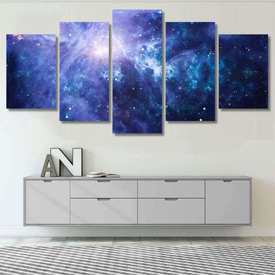 Stars Planet Galaxy Free Space Elements 14 Galaxy Sky and Space Multi Piece Panel Canvas Home Decor Housewarming Gift Ideas Poster Canvas Gallery Prints
