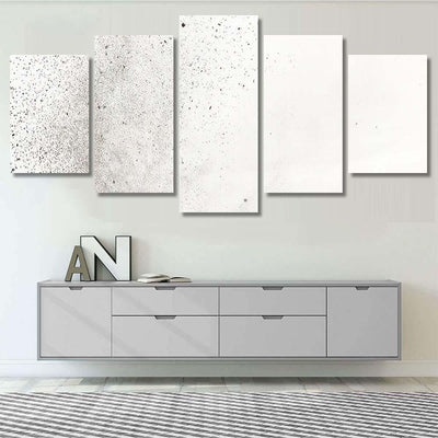 Powder Explosion On White Background Colored Galaxy Sky and Space Multi Piece Panel Canvas Home Decor Housewarming Gift Ideas Poster Canvas Gallery Prints