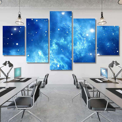 Space Background Nebula Stars 3 Galaxy Sky and Space Multi Piece Panel Canvas Home Decor Housewarming Gift Ideas Poster Canvas Gallery Prints