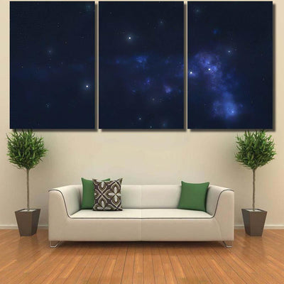 Monoceros Stars Outer Space Unicorn Constellation Galaxy Sky and Space Multi Piece Panel Canvas Home Decor Housewarming Gift Ideas Poster Canvas Gallery Prints
