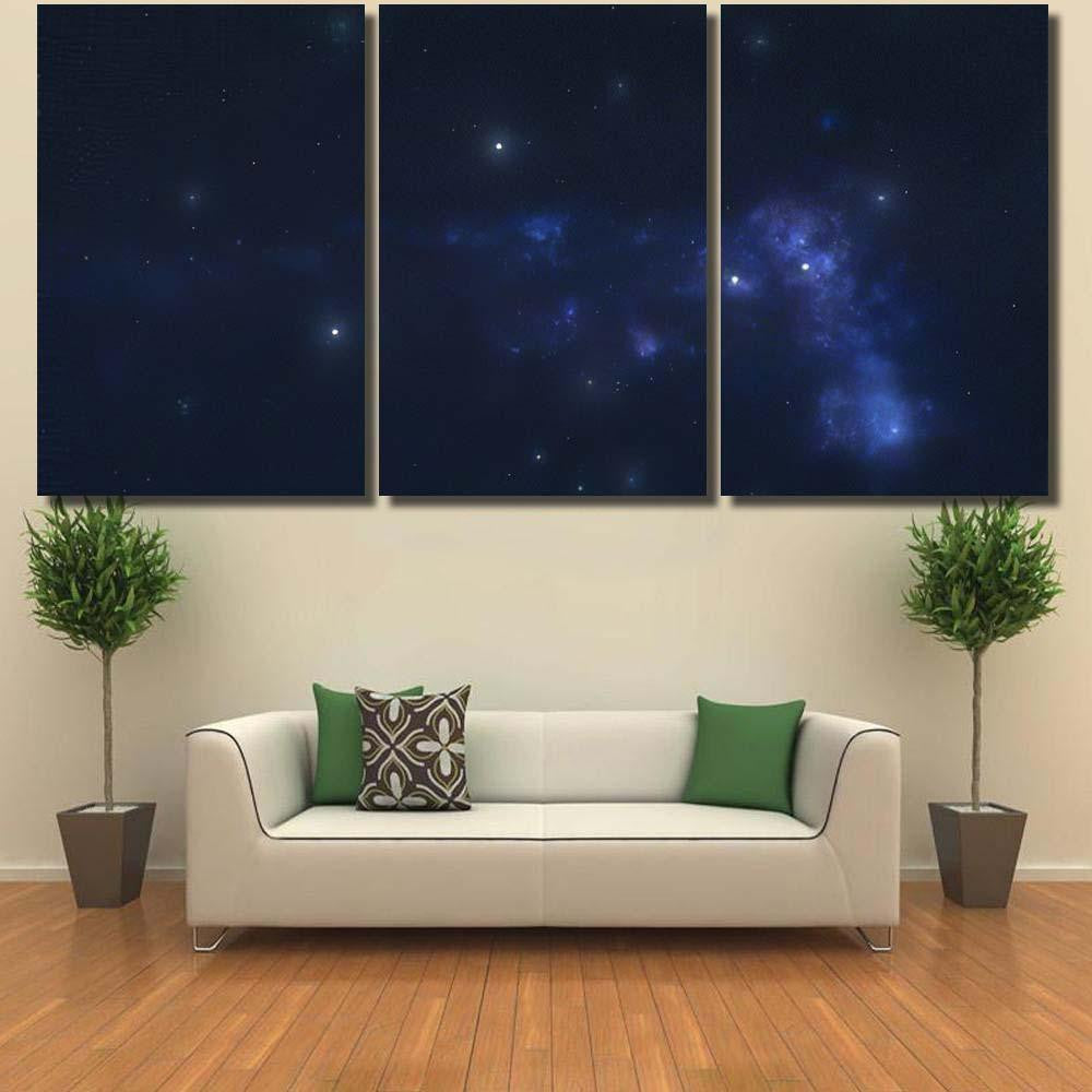 Monoceros Stars Outer Space Unicorn Constellation Galaxy Sky and Space Multi Piece Panel Canvas Home Decor Housewarming Gift Ideas Poster Canvas Gallery Prints