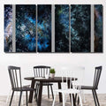 Set Space Hand Drawn Watercolor Background Galaxy Sky and Space Multi Piece Panel Canvas Home Decor Housewarming Gift Ideas Poster Canvas Gallery Prints
