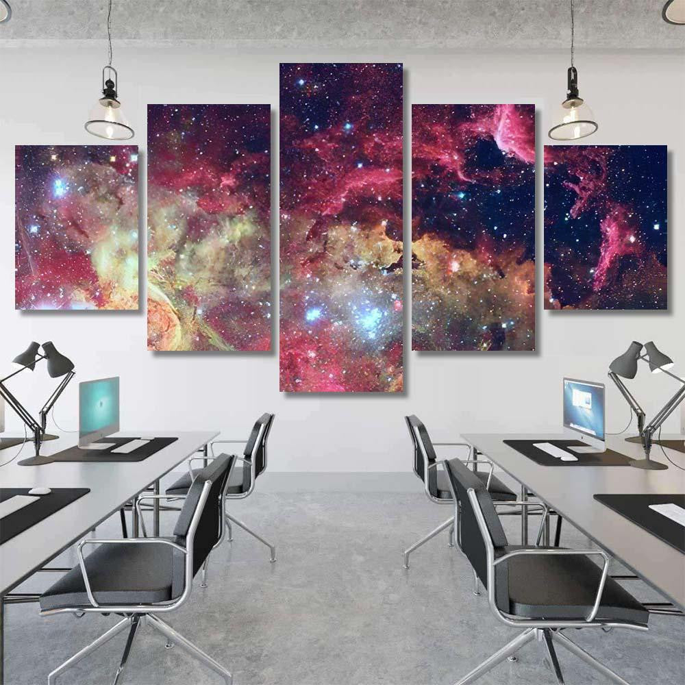 Stars Galaxy Deep Space Elements This Galaxy Sky and Space Multi Piece Panel Canvas Home Decor Housewarming Gift Ideas Poster Canvas Gallery Prints