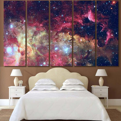 Stars Galaxy Deep Space Elements This Galaxy Sky and Space Multi Piece Panel Canvas Home Decor Housewarming Gift Ideas Poster Canvas Gallery Prints
