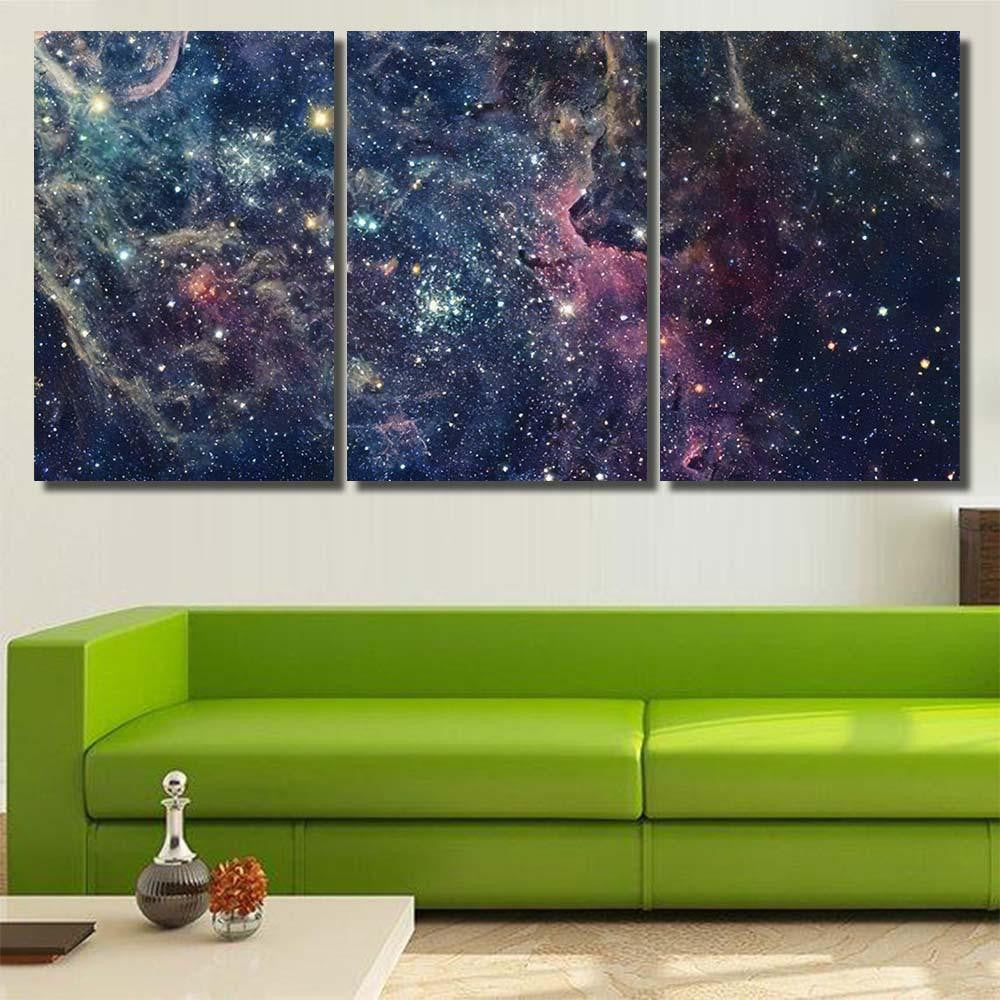 Nebulae Galaxies Elements This Image Furnished Galaxy Sky and Space Multi Piece Panel Canvas Home Decor Housewarming Gift Ideas Poster Canvas Gallery Prints