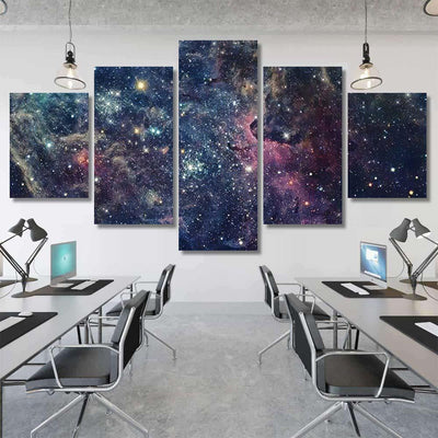 Nebulae Galaxies Elements This Image Furnished Galaxy Sky and Space Multi Piece Panel Canvas Home Decor Housewarming Gift Ideas Poster Canvas Gallery Prints