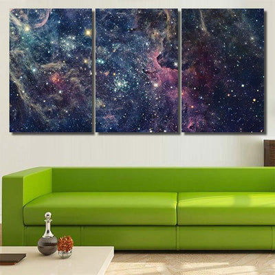 Nebulae Galaxies Elements This Image Furnished Galaxy Sky and Space Multi Piece Panel Canvas Home Decor Housewarming Gift Ideas Poster Canvas Gallery Prints
