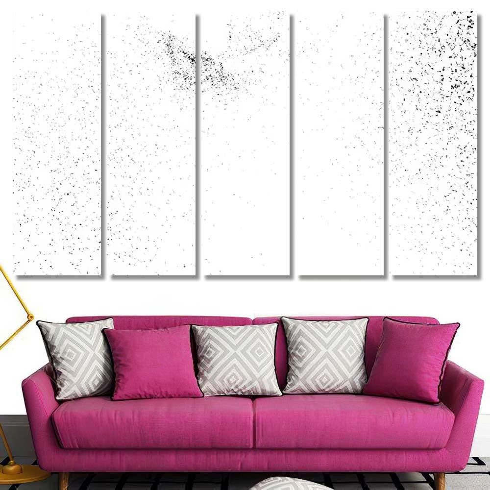 Grainy Abstract Texture On White Background Galaxy Sky and Space Multi Piece Panel Canvas Home Decor Housewarming Gift Ideas Poster Canvas Gallery Prints