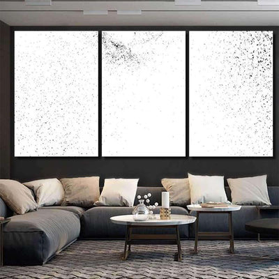Grainy Abstract Texture On White Background Galaxy Sky and Space Multi Piece Panel Canvas Home Decor Housewarming Gift Ideas Poster Canvas Gallery Prints