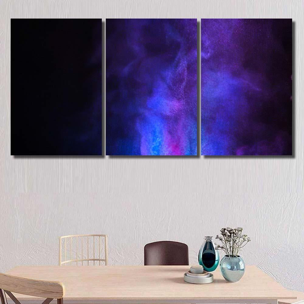 Multicolor Powder Explosion On Black Background 2 Galaxy Sky and Space Multi Piece Panel Canvas Home Decor Housewarming Gift Ideas Poster Canvas Gallery Prints