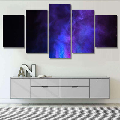 Multicolor Powder Explosion On Black Background 2 Galaxy Sky and Space Multi Piece Panel Canvas Home Decor Housewarming Gift Ideas Poster Canvas Gallery Prints
