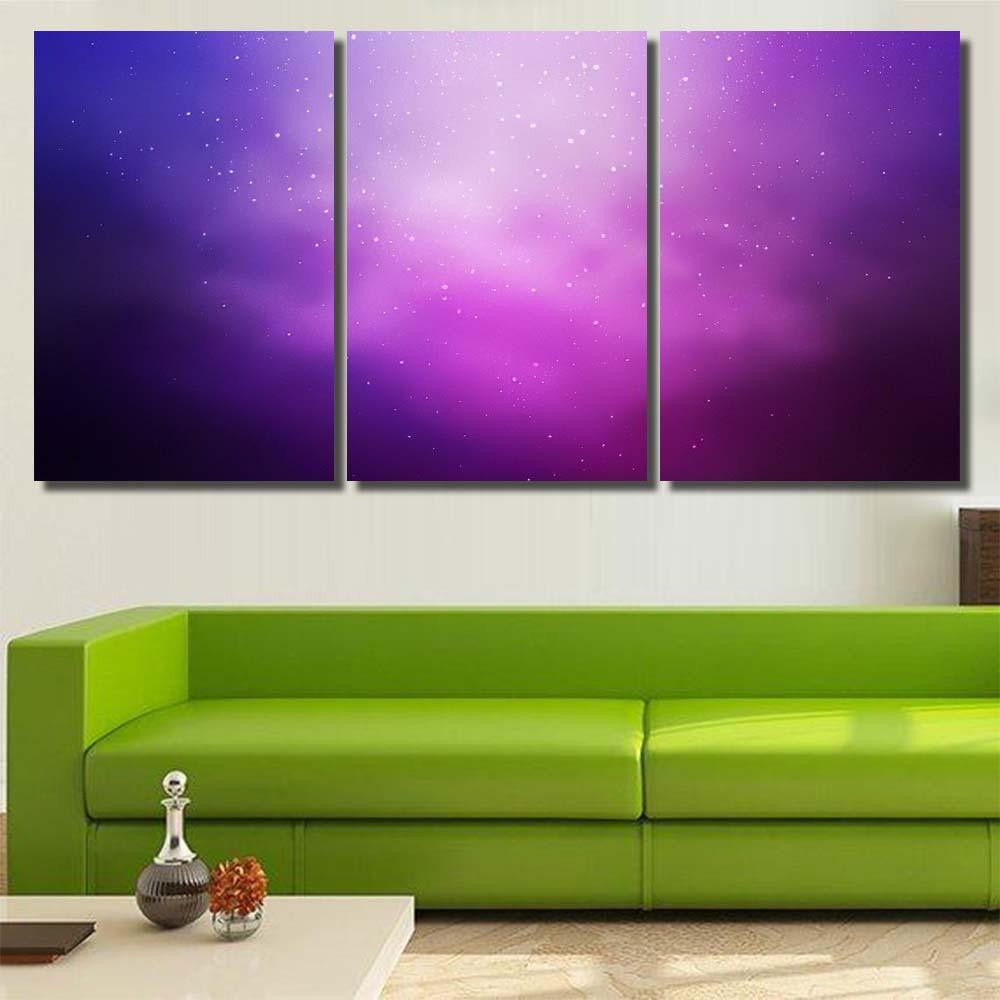 Light Purple Pink Vector Cover Astronomical Galaxy Sky and Space Multi Piece Panel Canvas Home Decor Housewarming Gift Ideas Poster Canvas Gallery Prints