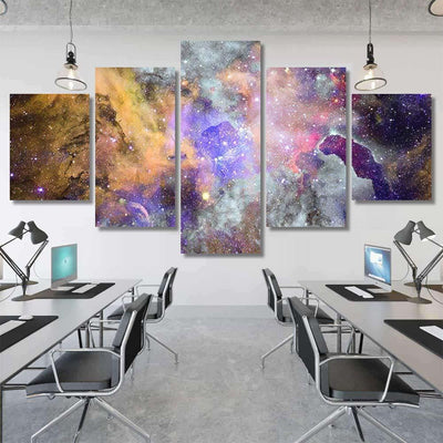Nebula Galaxy Space Elements This Image 3 Galaxy Sky and Space Multi Piece Panel Canvas Home Decor Housewarming Gift Ideas Poster Canvas Gallery Prints
