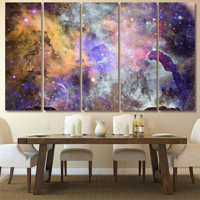 Nebula Galaxy Space Elements This Image 3 Galaxy Sky and Space Multi Piece Panel Canvas Home Decor Housewarming Gift Ideas Poster Canvas Gallery Prints