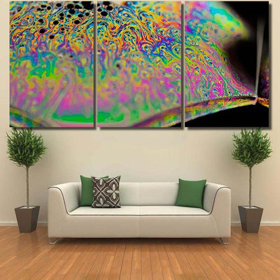 Psychedelic Abstract Planet Soap Bubble Light 26 Galaxy Sky and Space Multi Piece Panel Canvas Home Decor Housewarming Gift Ideas Poster Canvas Gallery Prints