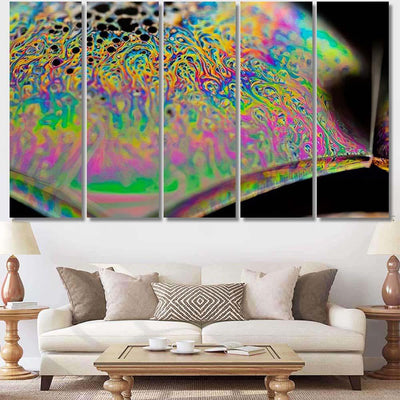 Psychedelic Abstract Planet Soap Bubble Light 26 Galaxy Sky and Space Multi Piece Panel Canvas Home Decor Housewarming Gift Ideas Poster Canvas Gallery Prints