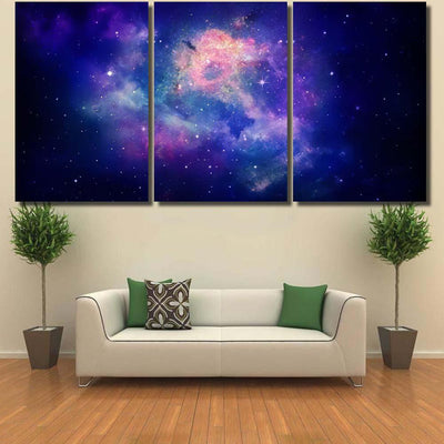 Nebula Galaxies Deep Space Elements This 2 Galaxy Sky and Space Multi Piece Panel Canvas Home Decor Housewarming Gift Ideas Poster Canvas Gallery Prints