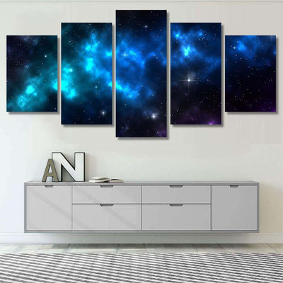 Space Galaxy Background Shining Stars Nebul A6 Galaxy Sky and Space Multi Piece Panel Canvas Home Decor Housewarming Gift Ideas Poster Canvas Gallery Prints