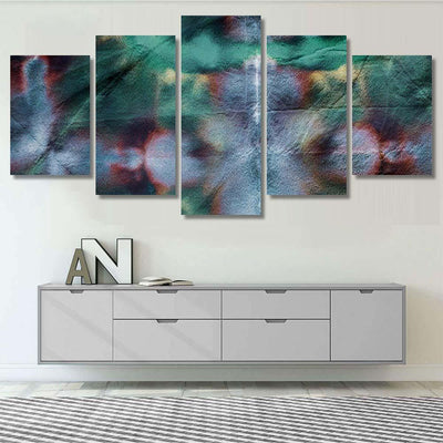 Neon Extraterrestrial Tie Dye Coral Space Galaxy Sky and Space Multi Piece Panel Canvas Home Decor Housewarming Gift Ideas Poster Canvas Gallery Prints