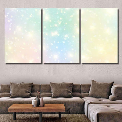Illustration Galaxy Fantasy Background Pastel Color Galaxy Sky and Space Multi Piece Panel Canvas Home Decor Housewarming Gift Ideas Poster Canvas Gallery Prints