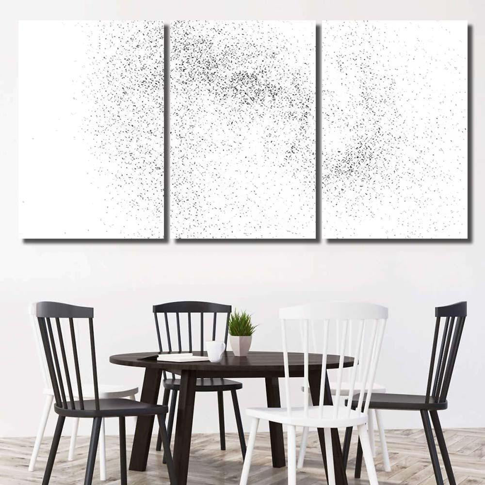 Grainy Abstract Texture On White Background 1 Galaxy Sky and Space Multi Piece Panel Canvas Home Decor Housewarming Gift Ideas Poster Canvas Gallery Prints