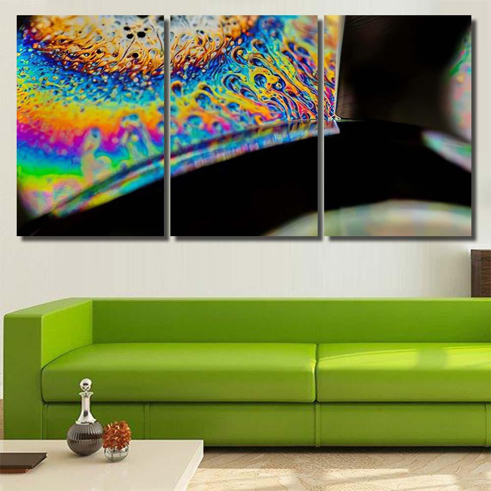 Psychedelic Abstract Planet Soap Bubble Light 30 Galaxy Sky and Space Multi Piece Panel Canvas Home Decor Housewarming Gift Ideas Poster Canvas Gallery Prints