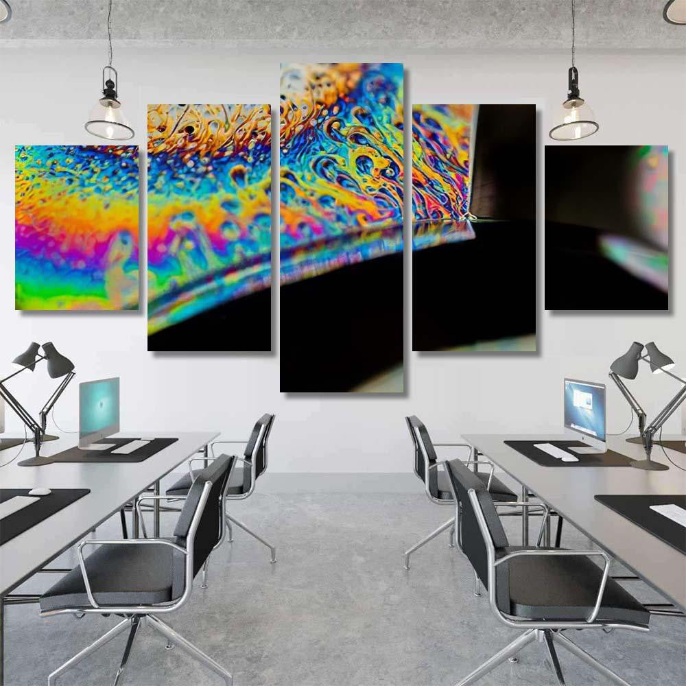 Psychedelic Abstract Planet Soap Bubble Light 30 Galaxy Sky and Space Multi Piece Panel Canvas Home Decor Housewarming Gift Ideas Poster Canvas Gallery Prints