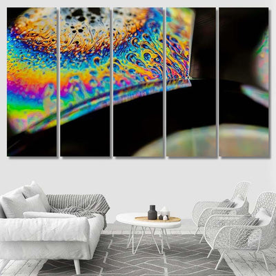 Psychedelic Abstract Planet Soap Bubble Light 30 Galaxy Sky and Space Multi Piece Panel Canvas Home Decor Housewarming Gift Ideas Poster Canvas Gallery Prints