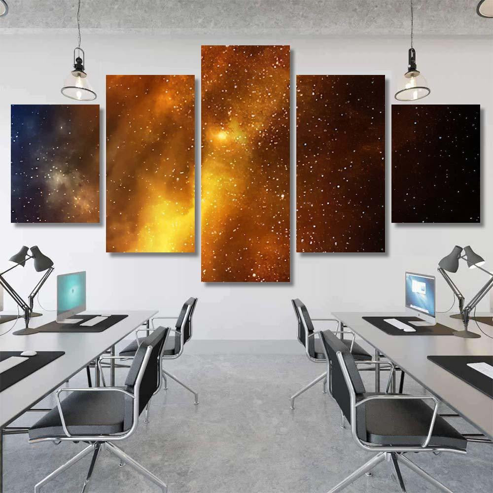 Night Sky Stars Nebul A1  1 Galaxy Sky and Space Multi Piece Panel Canvas Home Decor Housewarming Gift Ideas Poster Canvas Gallery Prints